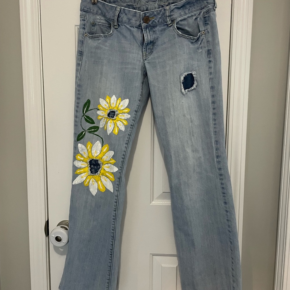 American Eagle Outfitters Light Blue Denim